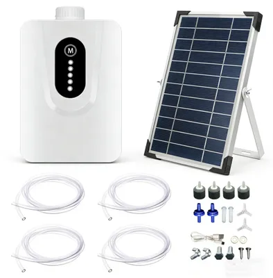 Image de Pompe à air solaire pour étangs et aquariums