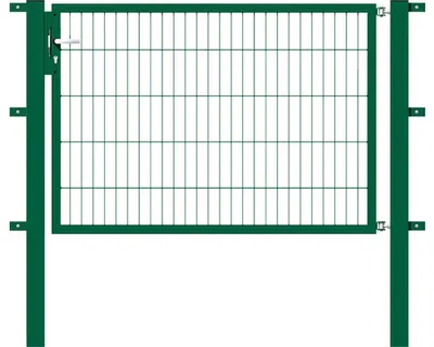Zdjęcie produktu dla Alberts 647421 Bramka pojedyncza Flexo z akcesoriami, zielona, szerokość 150 cm, wysokość 100 cm