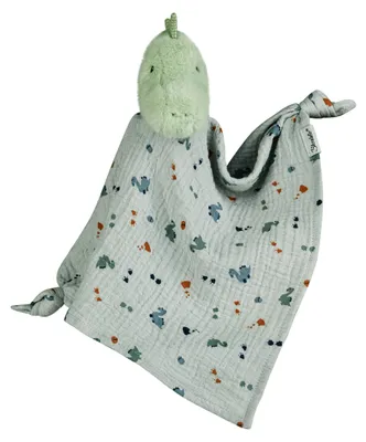 Produktbild von Sterntaler Schmusetuch L Dino Rexi - Baby Kuscheltuch aus weichem Flausch - Baby