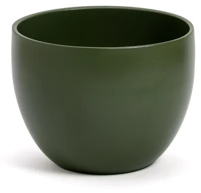 Zdjęcie produktu dla Elegancki doniczka z terakoty, ciemnozielony, 17 cm, do użytku wewnątrz i na zewnątrz