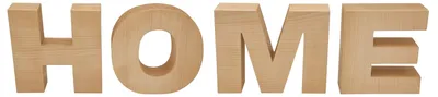 Produktbild von Schrift Buche Echtholz Deko HOME Dekoration Holzbuchstaben 40.11-001