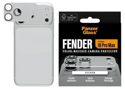 Productafbeelding van PanzerGlass FENDER Camera protector voor iPhone 18 Pro Max - Ultra-Clear case friendly