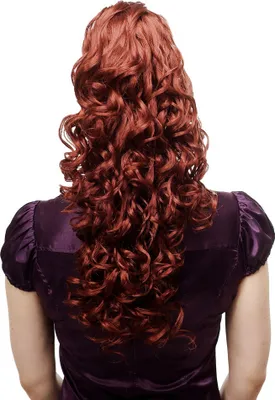 Produktbild von WIG ME UP Zopf, lockig, Rot N310-350