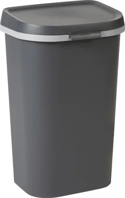 Image de Poubelle Plat 50 L. 39.9 X 31.7 X H62.4 Cm Anthracite - Mistral - Curver
