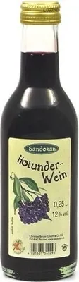 Produktbild von Holunder Wein (0.25 l / 12 % vol.)