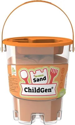 Productafbeelding van ChildGen Piasek kinetyczny, natuurlijke oranje kleur, 500 gram