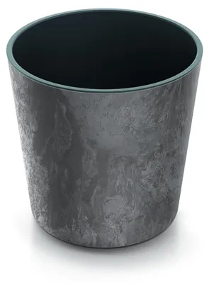 Zdjęcie produktu dla Doniczka URBI ROUND efekt betonu 30 cm szara