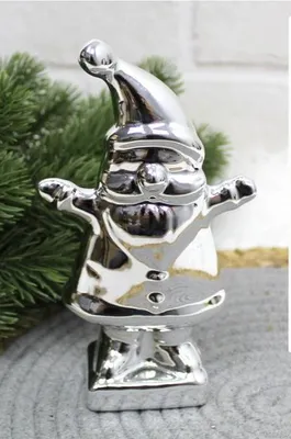 Produktbild von Keramische Figur, Weihnachtsdekoration, Nikolaus, 14x8x4 cm | FG61-23155