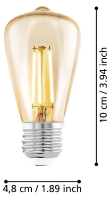 Obrázok produktu pre EGLO 110054, 4 W, E27, 270 lm, Teplá biela