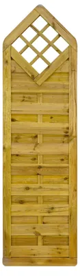 Produktbild von Ligna Gard Dichtzaun Lausanne Pro gerade mit Rankgitter 60x210/180 cm Holzzaun Kiefer Kesseldruckimprägniert stabiler Rahmen 44x68 mm sehr stabil