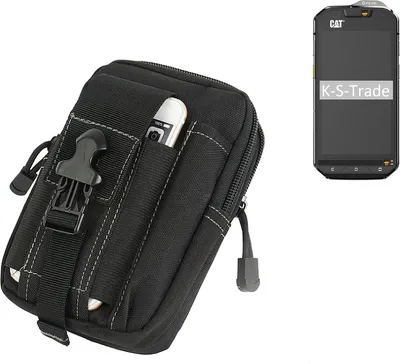 Produktbild von K-S-Trade Gürtel Tasche kompatibel mit Cat S60 Gürtel-Tasche Holster Schutz-Hülle Handy Hülle Smartphone outdoor Handy-Hülle schwarz