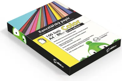 Image de Alza Color A4 jaune réfléchissant