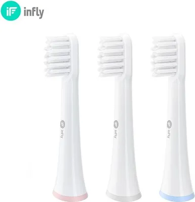 Produktbild von infly P20C Aufsatz für Schallzahnbürste, 3 Stück