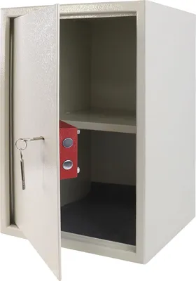 Produktbild von ACXIN Tresor Safe mit Schlüssel Wandtresor mit 2 x Schlüssel und Befestigungsschrauben Wandsafe aus Stahl mit Doppelbartschloss (35x31x50cm)