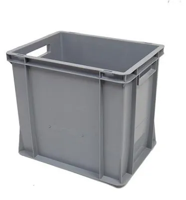 Produktbild von Stapelbehälter Euronorm 400 x 300 x 360 mm – 35 l – grau Grau 400 mm x 600 mm x 360 mm - Grau - Polypropylene (PP) - E4336 - 4120 - PP57