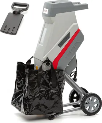 Image de Broyeur de végétaux électrique 2500W 2 Lames acier trempé Branches jusqu'à 45mm Sac 45L IKRA