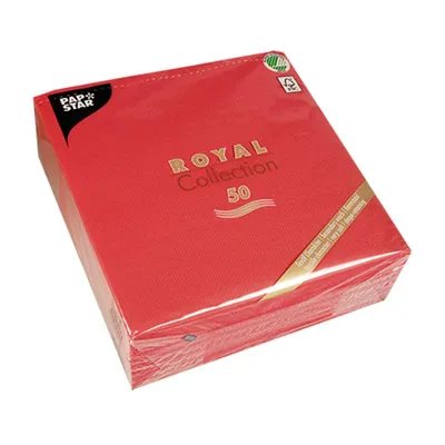 Produktbild von Papstar 11607, Rot, Seidenpapier, Einfarbig, 54 g/m², 400 mm, 400 mm