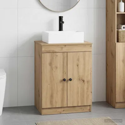 Produktbild von Maison Exclusive - Badezimmermöbel-Set Artisan-Eiche Holzwerkstoff