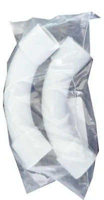 Produktbild von Unitec Steckbogen für Isolierrohr EN16 90° grau halogenfrei (2 Stück)