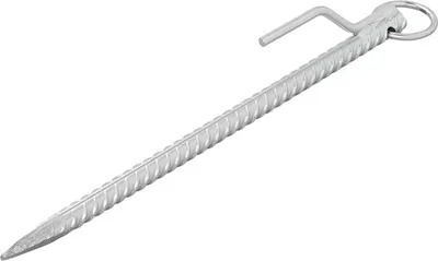 Produktbild von Zemná kotva 41 cm - s hákom a krúžkom - pozinkovaná oceľ