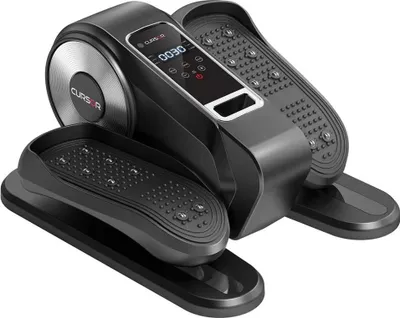 Obrázek produktu pro Mini eliptický trenažér pod stůl – elektrický trenažér na nohy C5 – tichý – kompaktní – přenosný – uvolnění svalů – béžový