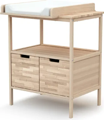 Immagine prodotto di AT4 - Fasciatoio 2 ante NATUR legno - Faggio natural - 68 x 66 x 90,5 cm