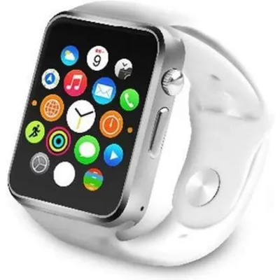 Productafbeelding van Metis A1 Smartwatch Wit - Smartwatch voor heren en dames - Kinderen smartwatch - Telefoonfunctie - Met SIM-kaartsleuf - Met camera - Calorieën- en stappenteller - Compatibel met Android