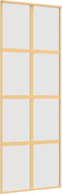 Obrázok produktu pre vidaXL Posuvné dvere Golden 76x205 cm Matné sklo ESG a hliník