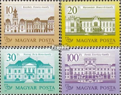Produktbild von Briefmarken Ungarn 1987 Mi 3901-3904 postfrisch Freimarken: Schlösser