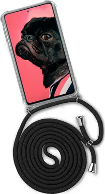 Produktbild von TWIST-Case + TWIST-Cord für Samsung Galaxy S20 FE / FE 5G, Farbe:Black Diamond (Silber)