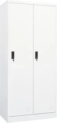 Produktbild von Kleiderschrank Weiß 80x50x180 cm Stahl