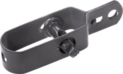 Image de Alberts 834784 Tendeur de fil de fer, galvanisé, revêtement plastique anthracite métallisé, taille 3, longueur 115 mm, set de 50 pièces
