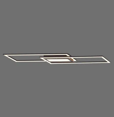Produktbild von JUST LIGHT ASMIN LED Deckenleuchte Warmweiss 45W schwarz 14694-18