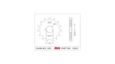 Obrázek produktu pro RK Ritzel 630 13Z Standard