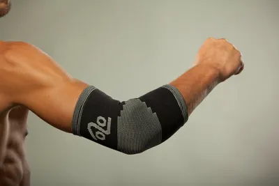 Produktbild von LOREY - Hochwertige Ellenbogenbandage aus Viskose, Ellenbogenstütze, Größe: XXL