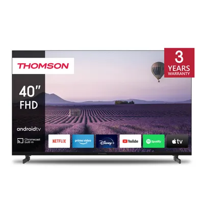 Produktbild von Thomson 40 Zoll (101 cm) LED FHD Android TV, Google Assistant, Wi-Fi, Dolby Digital, Bluetooth, Triple-Tuner, HDMI, CI+, Panel, 40FA2S13