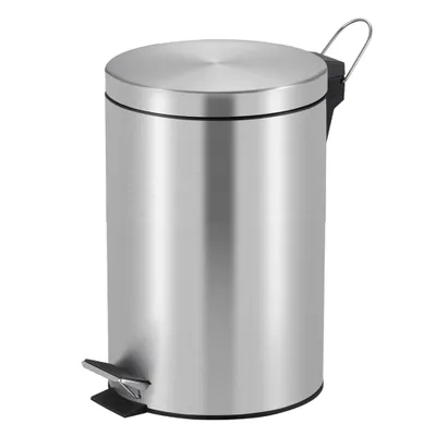 Produktbild von Tritt-Mülleimer 20 Liter - Matt Edelstahl