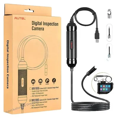 Zdjęcie produktu dla Kamera inspekcyjna, rozdzielczość HD, wodoodporna konstrukcja, MV108S, 8,5 mm, 1 m