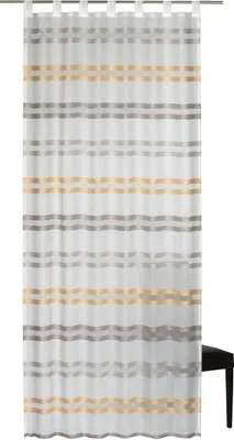 Produktbild von Elbersdrucke Schlaufenschal Kiruna 05 weiß-orange halbtransparent 255x140 cm