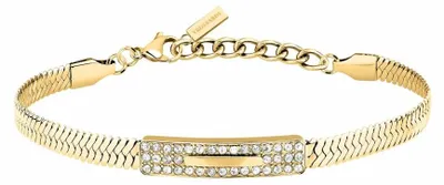 Productafbeelding van Vergulde armband met kristallen, model Hadek Concept TJAYY07