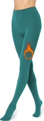 Produktbild von Merry Style Thermo Strumpfhose Damen Winter Gefütterte Strumpfhose MS-ATX-442 (Smaragd, 3XL/4XL) .