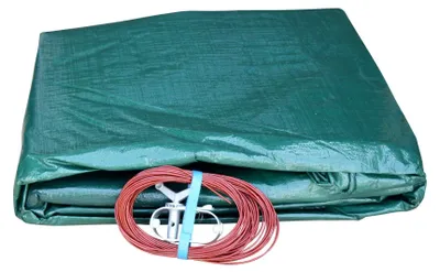 Obrázok produktu pre Plávajúca fólia na bazén, oválna, 8,0 x 4,0 m - 160 g/m², polyetylén