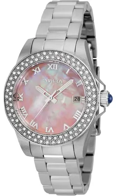 Zdjęcie produktu dla Invicta Angel 36070 Zegarek Damski - Mechanizm Kwarcowy - Stal Nierdzewna z Perłową Tarcza - 34 mm