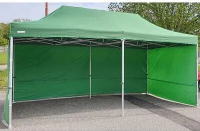 Produktbild von Faltpavillon 4x8m ALU Premium Vollseiten - Blau