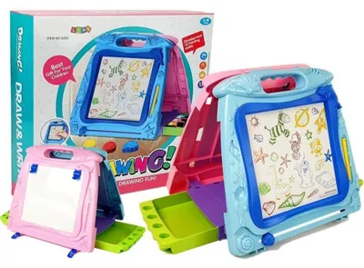 Image de Tablica do Rysowania Dwustronna  Pisaki Magnesy