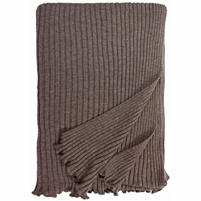 Immagine prodotto di Prodotti Eagle sciarpa sciarpa di lana stola scialle marrone noce 65 x 180 cm lavorato a maglia da 100% lana superfine