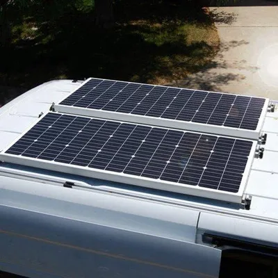 Zdjęcie produktu dla Panel solarny 300W (2 sztuki po 150W) - Monokrystaliczny krzem - Rama aluminiowa - Do akumulatorów 12V i 24V - System fotowoltaiczny