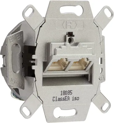 Produktbild von REV UAE-Netzwerkdose RJ45 für Schalterserien (Future, Matrix, Optima, Quatro, Radius, Studio, Vario)