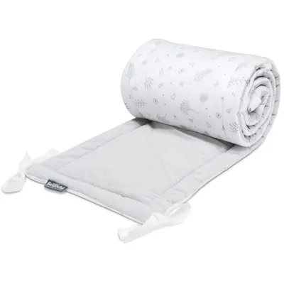Obrázok produktu pre Bellochi Edge Ochrana detská posteľ hraničiaca hniezdo Ochrana hniezda hlavy mriežka Border Border 180x30 cm pre detskú posteľ s padajúcou ochranou detská bočná posteľ 120x60 cm - posteľná hniezdo Cop