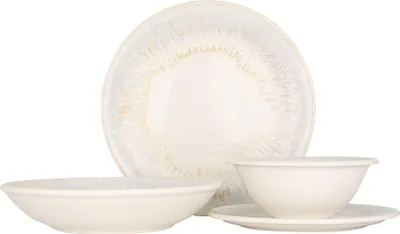 Immagine prodotto di Set di stoviglie By Bone (Medium) - Wave - 24 pezzi - 6 persone - porcellana